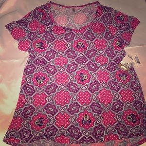 Lularoe large Classic T Disney Minnie Mouse Pink